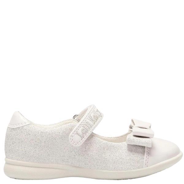 Lelli Kelly Girls Brianna Bow Pomp White Glitter Eu24/K7 in