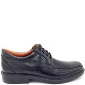 Luisetti Mens Leather Stitch Lace Shoe - Black - 41 image