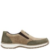 Rieker Mens Wide Fit Casual Slip On Shoe - Beige - 41 image