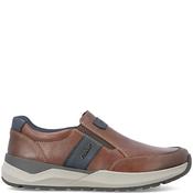 Rieker Mens Wide Fit Comfort Shoe - Brown - 41