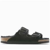 Birkenstock Womens Arizona Shearling - Black - 37