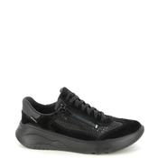 Superfit Girls Zip Lace Trainer - Black - Eu28/K10