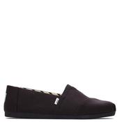 Toms Mens Alpargata Slip On - Black Canvas - 10