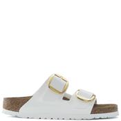 Birkenstock Womens Arizona Buckle Sandal - White Patent - 39 image
