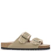 Birkenstock Womens Arizona Shearling - Taupe - 40