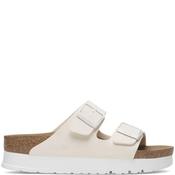 Birkenstock Womens Arizona Pap Sandal - Eggshell - 38