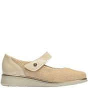 Pitillos Womens Strap Comfort Shoe - Cream Gold - 38 image