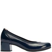 Pitillos Womens Low Heel Court Shoe - Navy Patent - 39 image