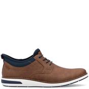 Rieker Mens Lace Casual Shoe - Brown - 41 image