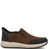 Rieker Mens Men S Blue Suede Wide Fit Wa - Brown - 42