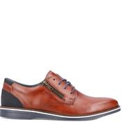 Rieker Mens Zip Lace Casual Shoe - Brown - 46 image