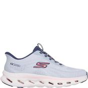 Skechers Womens Trainer - Blue Pink - Uk 4