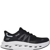 Skechers Womens Max Slip In's Trainer - Black White - Uk 3