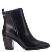 Xti Womens Point Toe Zip Ankle Boot - Black - 42 image