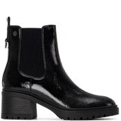 Xti Womens Zip Chelsea Ankle Boot - Black Patent - 36