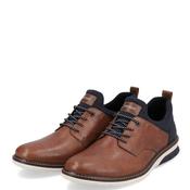Rieker Mens Lace Casual Shoe - Brown - 40 image