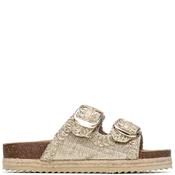 Xti Womens Flat Sandal - Gold - 36 image