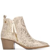 Xti Womens Zip Ankle Boot - Gold - 36