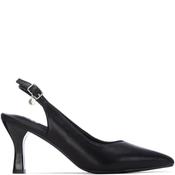 Xti Womens Mid Heel Sling Back - Black - 36