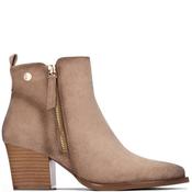 Xti Womens Microfiber Ankle Boot - Beige - 36 image