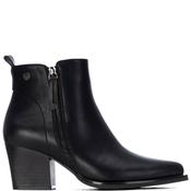 Xti Womens Microfiber Ankle Boot - Black - 36