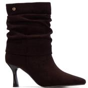 Xti Womens Microfiber Ankle Boot - Brown - 36