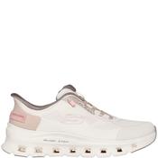Skechers Womens Glide Slip In's Trainer - Natural Brown - 4