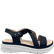 Redz Womens Wedge Strap Sandal - Black - 41 image