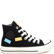 Refresh Womens High Top Lace Trainer - Black - 38 image