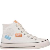 Refresh Womens High Top Lace Trainer - White - 40