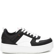 Refresh Womens Lace Trainer - Black White - 36 image