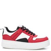 Refresh Womens Lace Trainer - Red White - 37