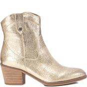 Refresh Womens Zip Cowboy Boot - Gold - 36