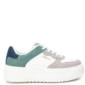 Refresh Womens Wedge Lace Trainer - White Multi - 37 image
