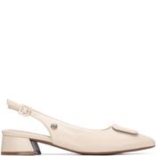 Refresh Womens Low Heel Sling Back - Beige - 37
