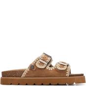 Refres Womens Flat Sandal - Camel - 36 image