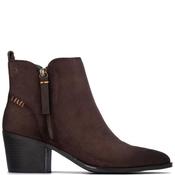 Refresh Womens Microfiber Ankle Boot - Brown - 36