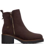 Refresh Womens Microfiber Ankle Boot - Brown - 36