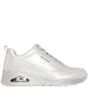 Skechers Womens Uno Lace Trainer - Off White - 5