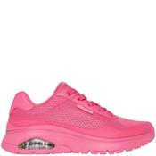 Skechers Womens Uno Flex Lace Trainer - Hot Pink - Uk 8