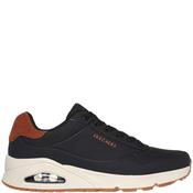 Skechers Mens Uno Lace Trainer - Black - 9