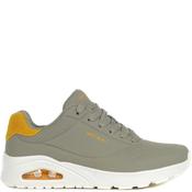 Skechers Mens Uno Lace Trainer - Green Yellow - 9 image
