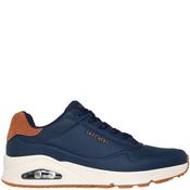 Skechers Mens Uno Lace Trainer - Navy - 8 image