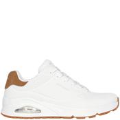 Skechers Mens Uno Lace Trainer - White - 9 image