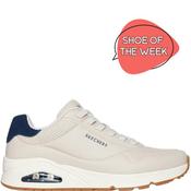 Skechers Mens Uno Lace Trainer - Natural Blue - 7 image