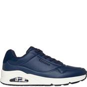 Skechers Mens Uno Lace Trainer - Navy Black - Uk 7