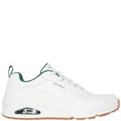 Skechers Mens Uno Lace Trainer - White Green - 10 image