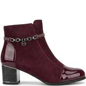 Redz Womens Ankle Boot - Wine - 37