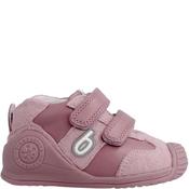 Biomecanics Girls Velcro Ankle Boot - Mauve - Eu18/K2.5 image