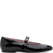 Tamaris Womens Flat Strap Shoe - Black - 40